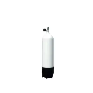 Duikfles 12 liter met kraan en voet en net