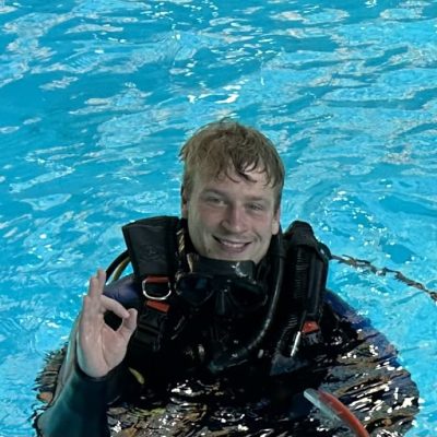 Duikinstructeur Joey Fikke